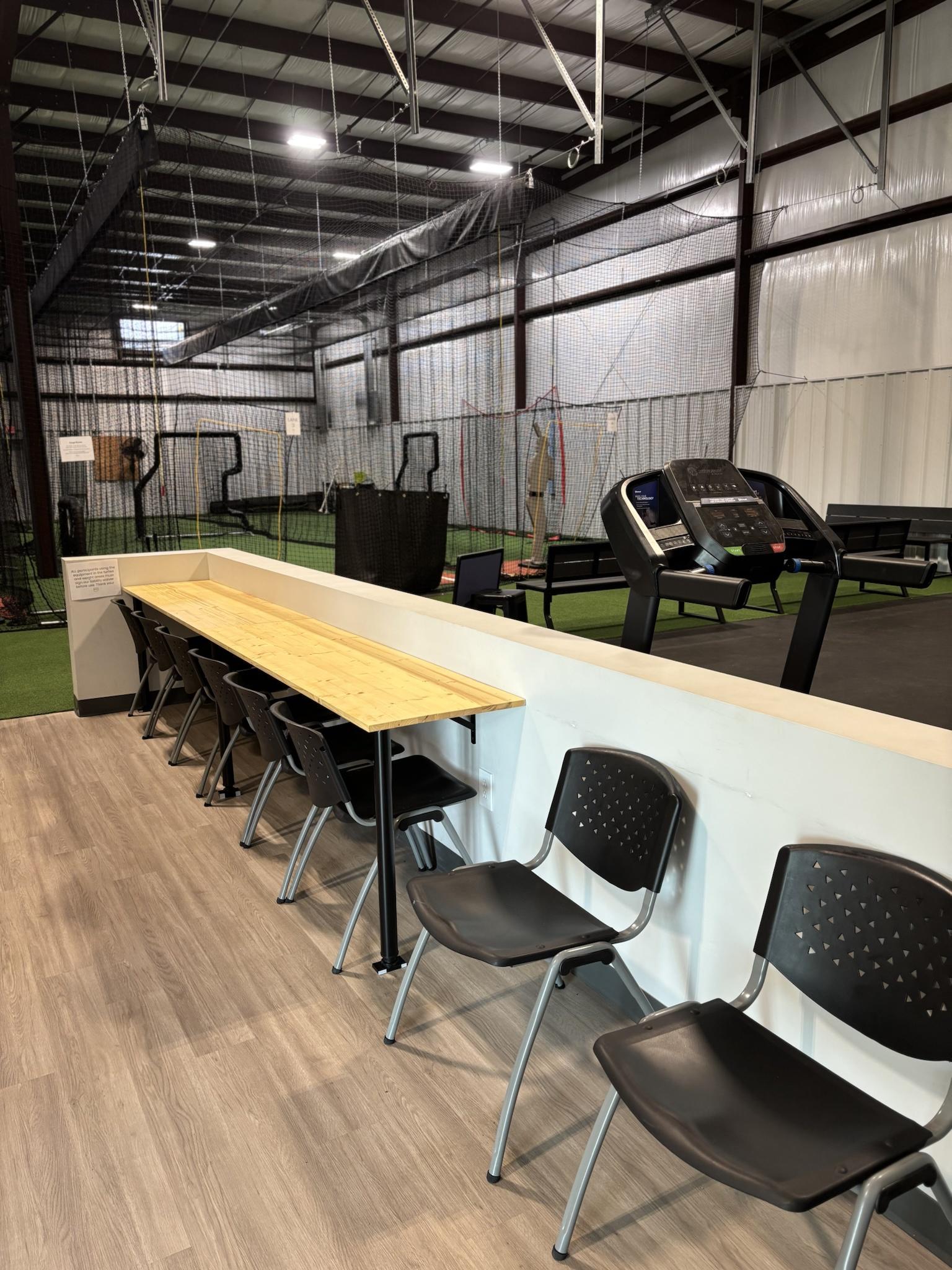 Another view of the batting lanes